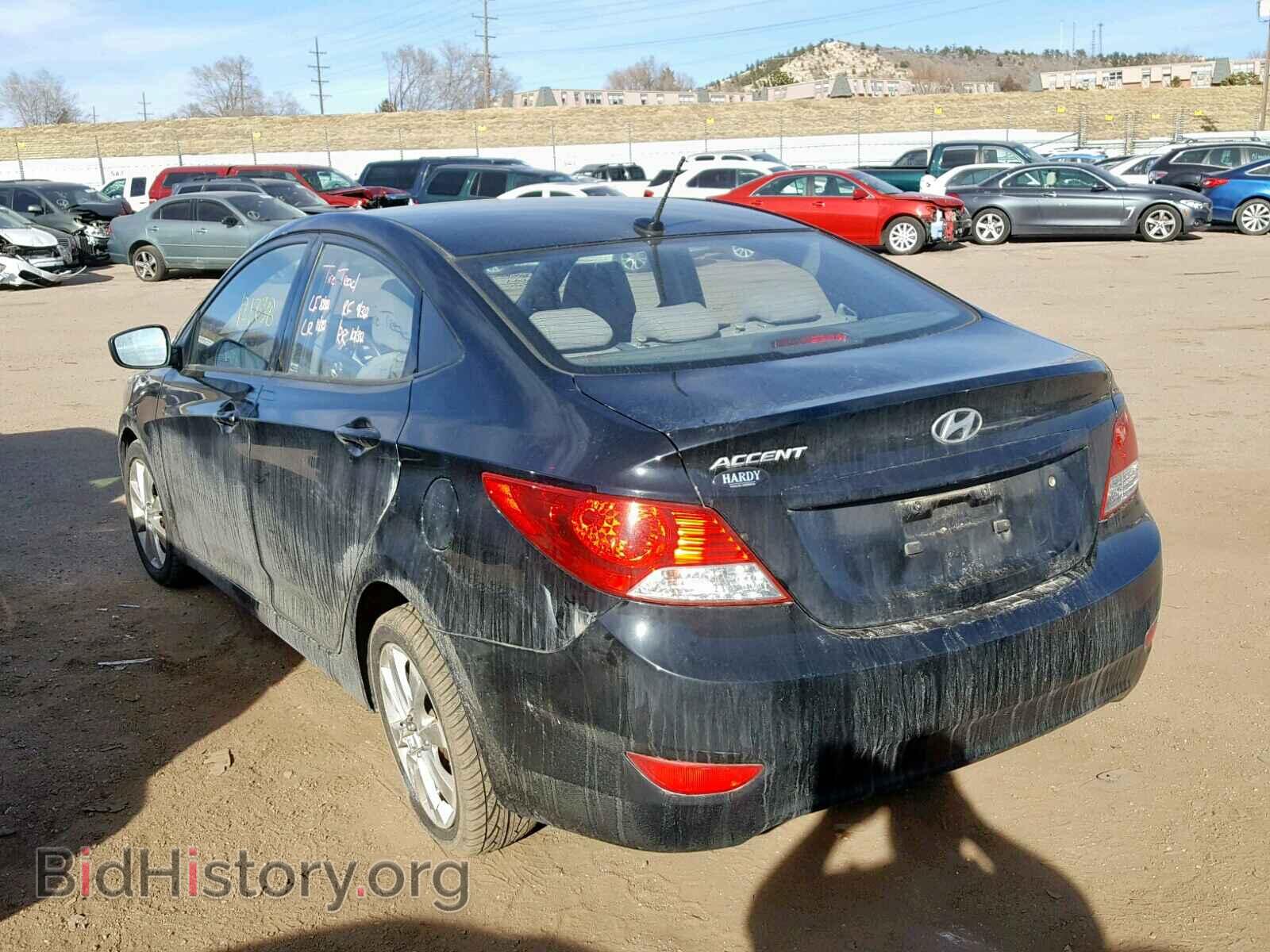 2012 HYUNDAI ACCENT - VIN: KMHCU4AE4CU118953 - Фото 3
