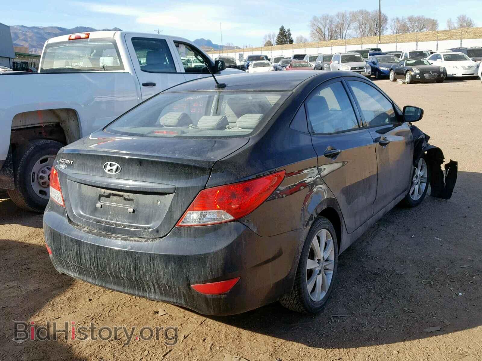 2012 HYUNDAI ACCENT - VIN: KMHCU4AE4CU118953 - Фото 4
