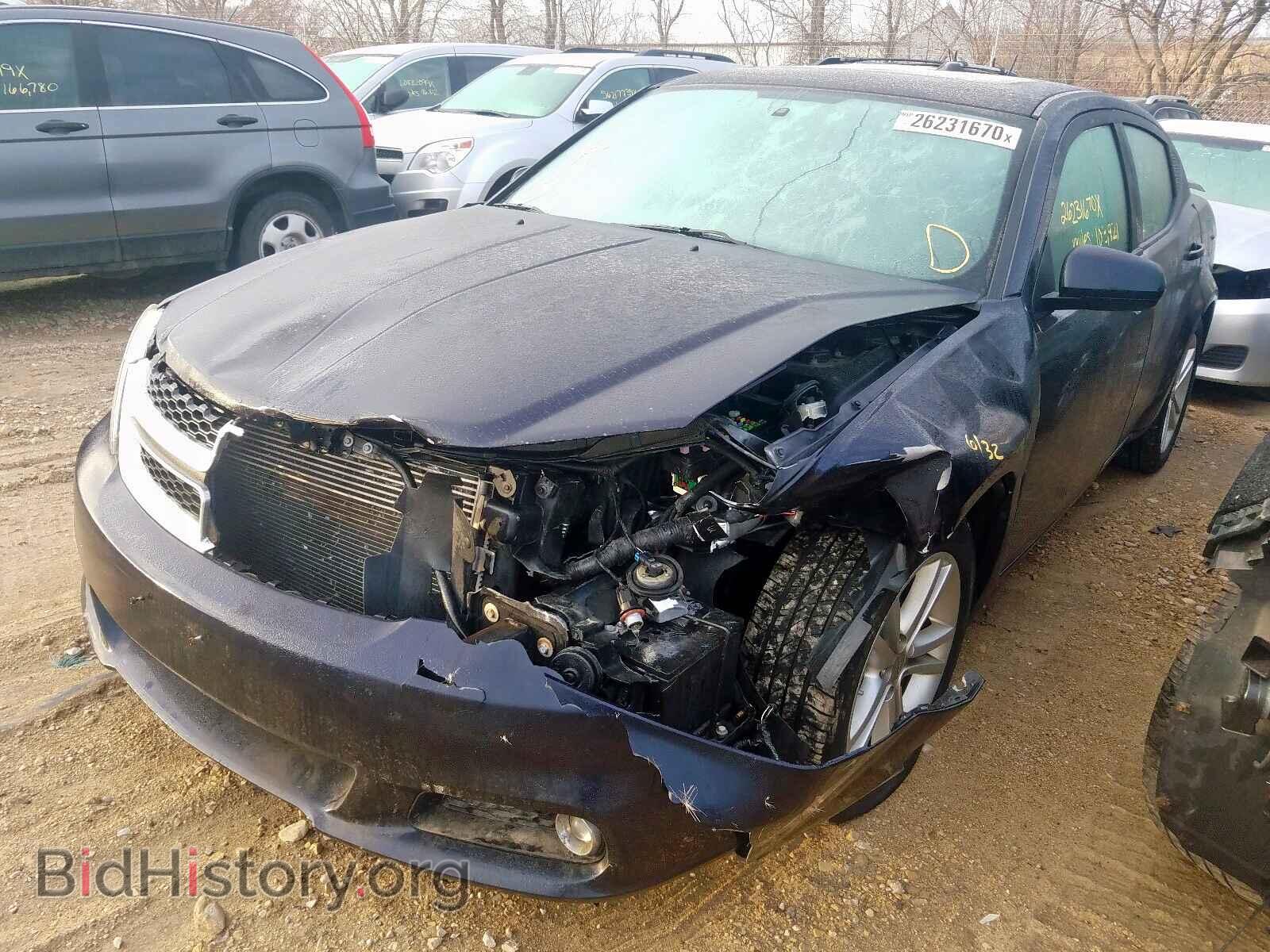 2012 DODGE AVENGER - VIN: 1C3CDZEG9CN212239 - Фото 2