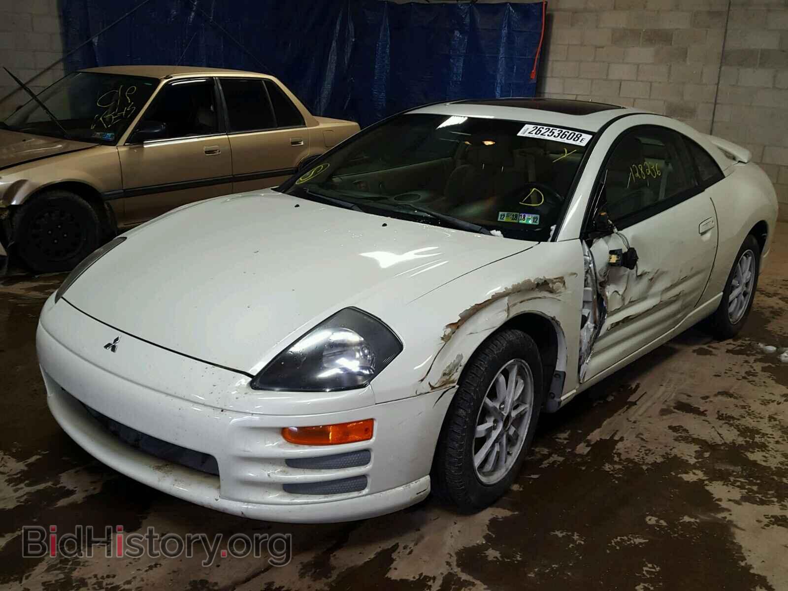 2002 MITSUBISHI ECLIPSE - VIN: 4A3AC44G32E060982 - Фото 2