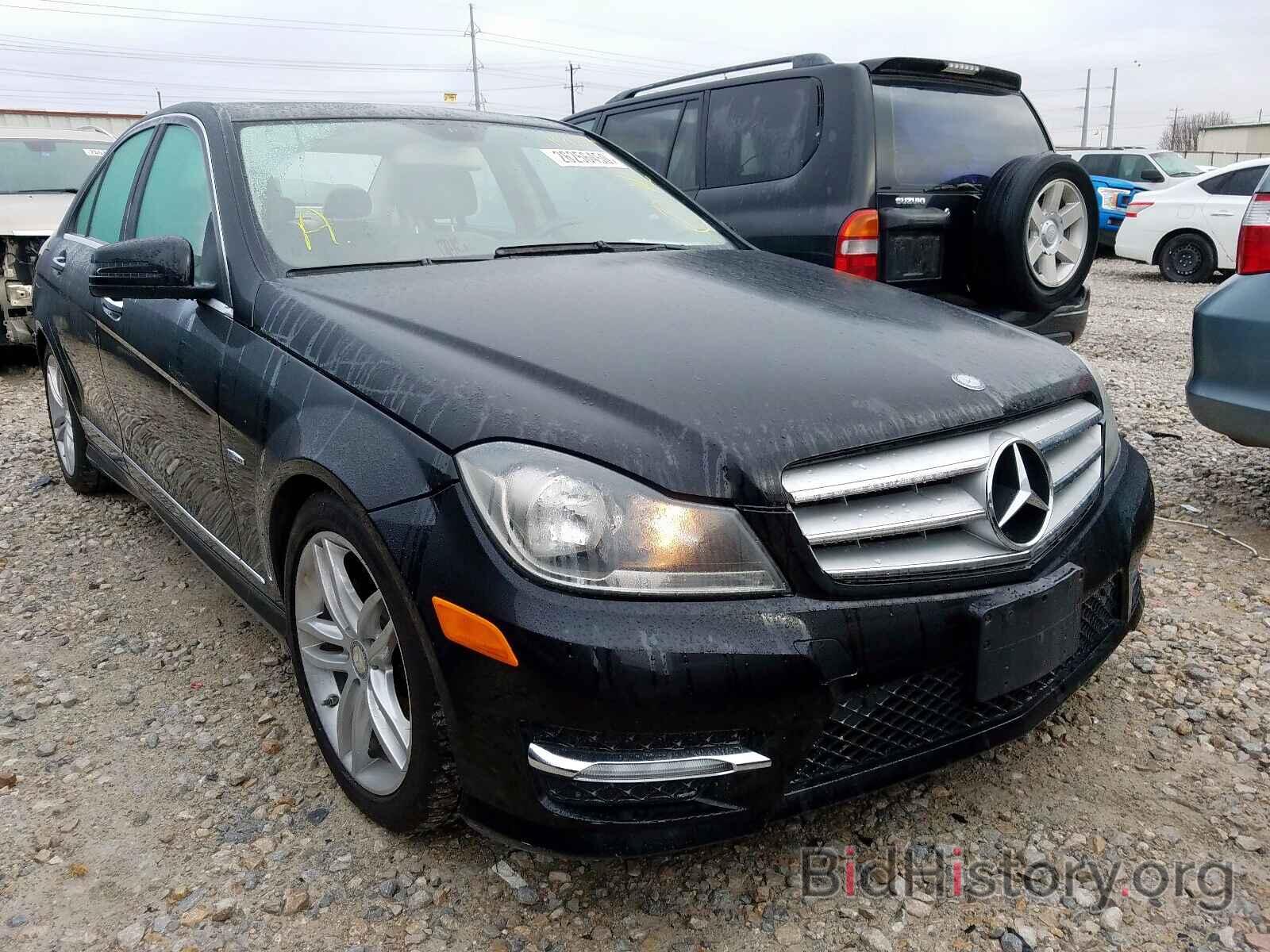 Photo WDDGF4HBXCR199722 - MERCEDES-BENZ C CLASS 2012