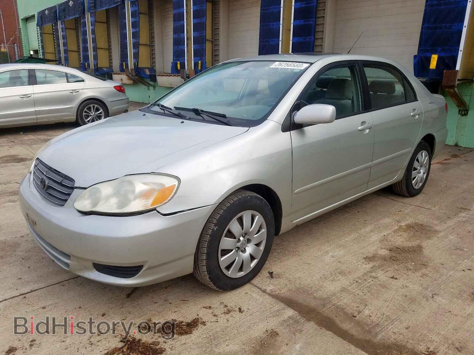 2003 TOYOTA COROLLA - VIN: 2T1BR38E43C134455 - Фото 2