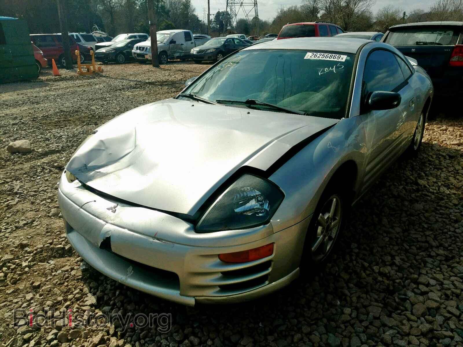 2001 MITSUBISHI ECLIPSE - VIN: 4A3AC34G31E181164 - Фото 2