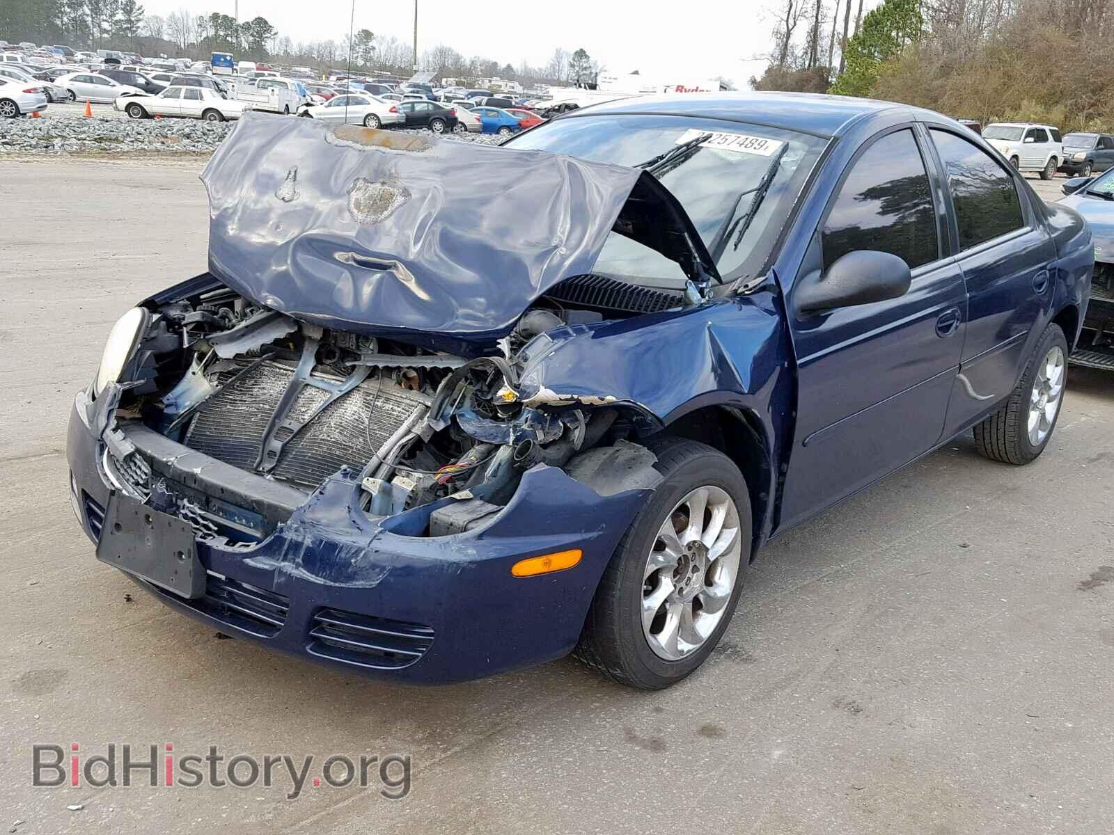 2005 DODGE NEON - VIN: 1B3ES56C45D110890 - Фото 2