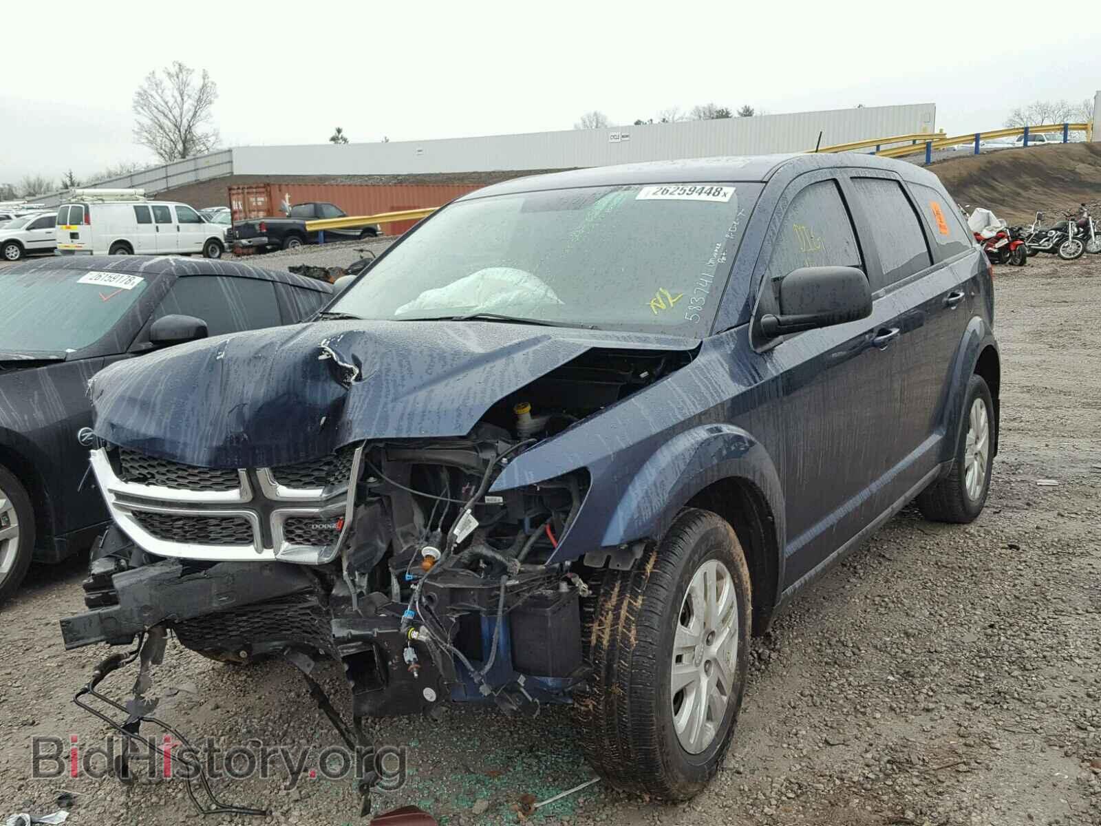 2015 DODGE JOURNEY - VIN: 3C4PDCAB6FT583741 - Фото 2