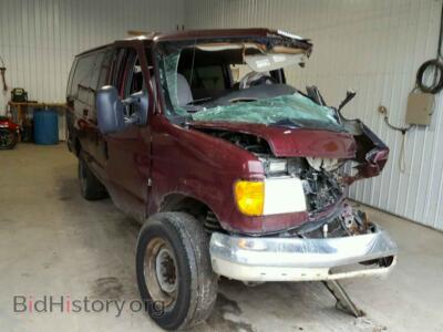 2007 Ford ECONOLINE, темно-бордовый — VIN 1FBSS31L97DA02379, Copart