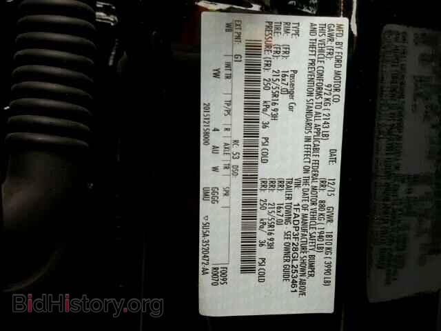 2016 FORD FOCUS - VIN: 1FADP3F28GL253461 - Photo 10