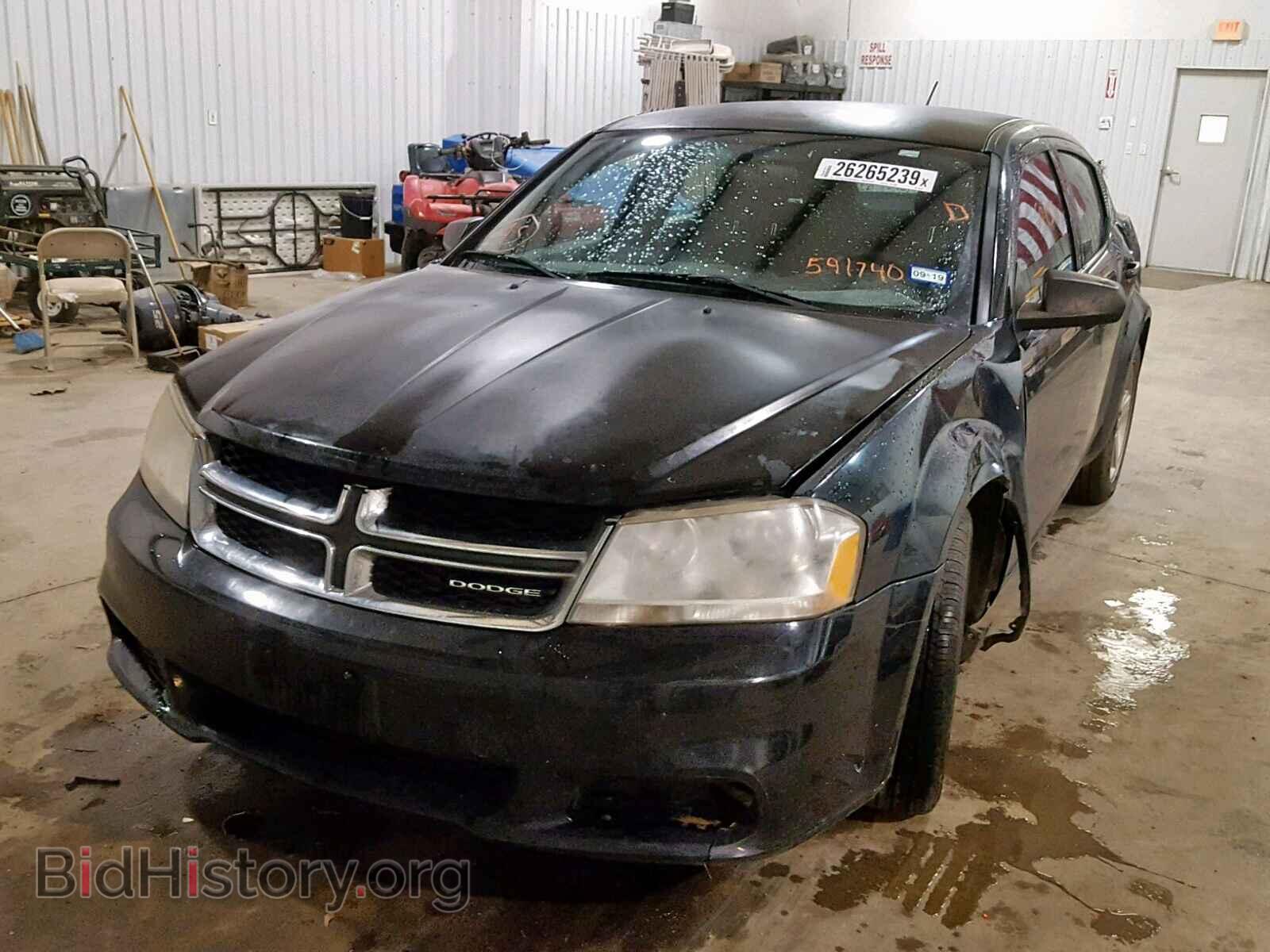 2011 DODGE AVENGER - VIN: 1B3BD4FB5BN591740 - Фото 2