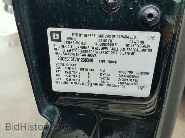 2006 CHEVROLET SILVERADO - VIN: 2GCEC13T761230348 - Фото 10