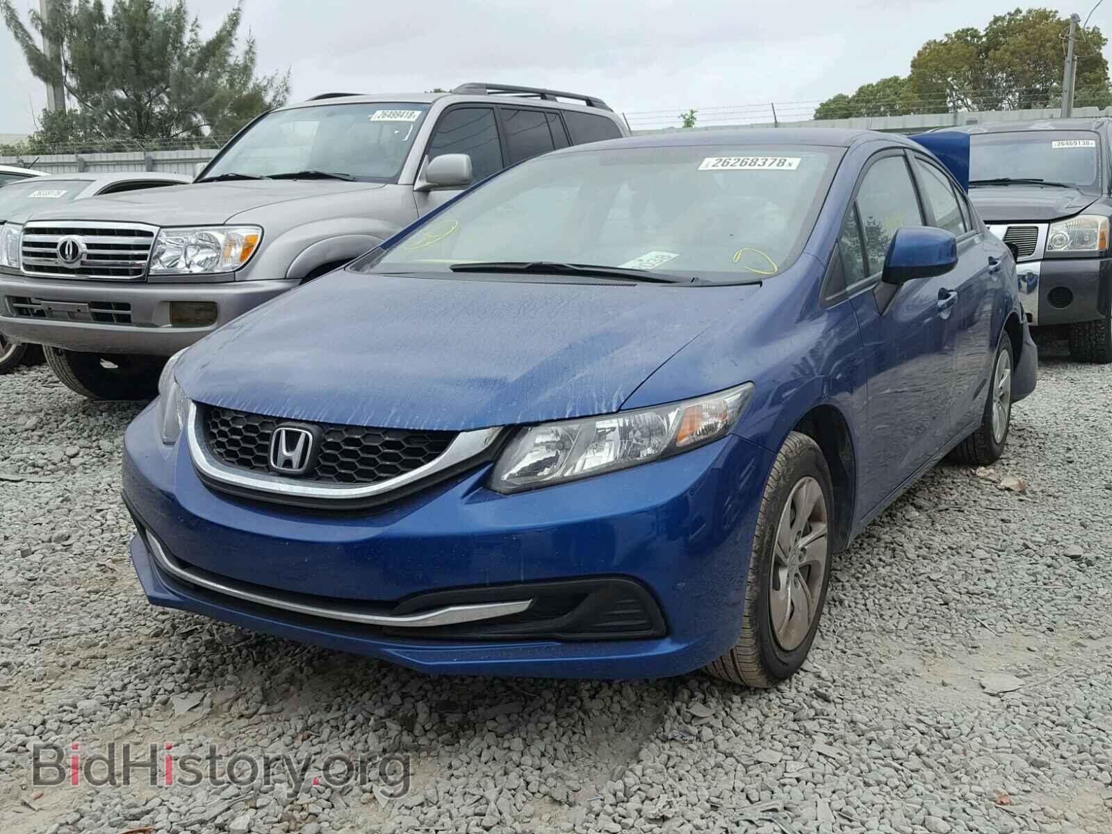 2013 HONDA CIVIC - VIN: 19XFB2F53DE074383 - Фото 2