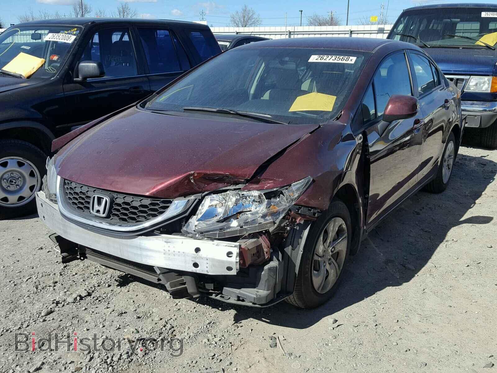2013 HONDA CIVIC - VIN: 19XFB2F5XDE287962 - Фото 2