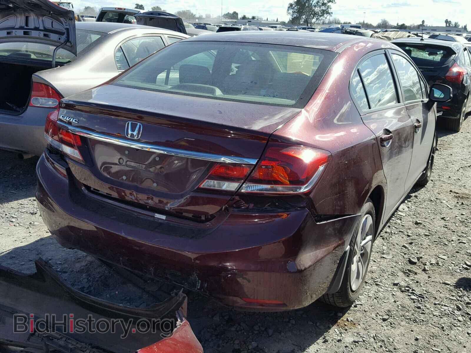 2013 HONDA CIVIC - VIN: 19XFB2F5XDE287962 - Фото 4