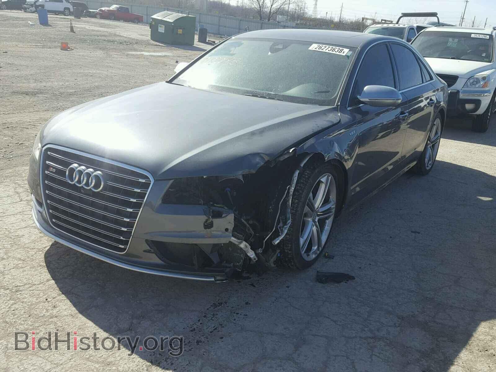 2013 AUDI S8 - VIN: WAUD2AFD1DN020193 - Фото 2
