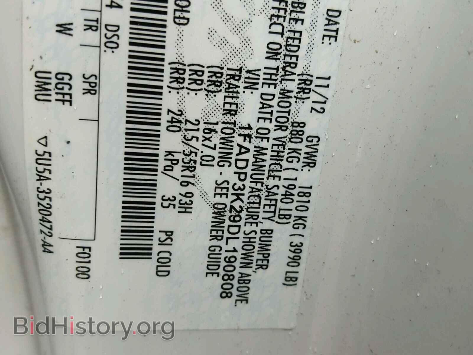 2013 FORD FOCUS - VIN: 1FADP3K29DL190808 - Photo 10