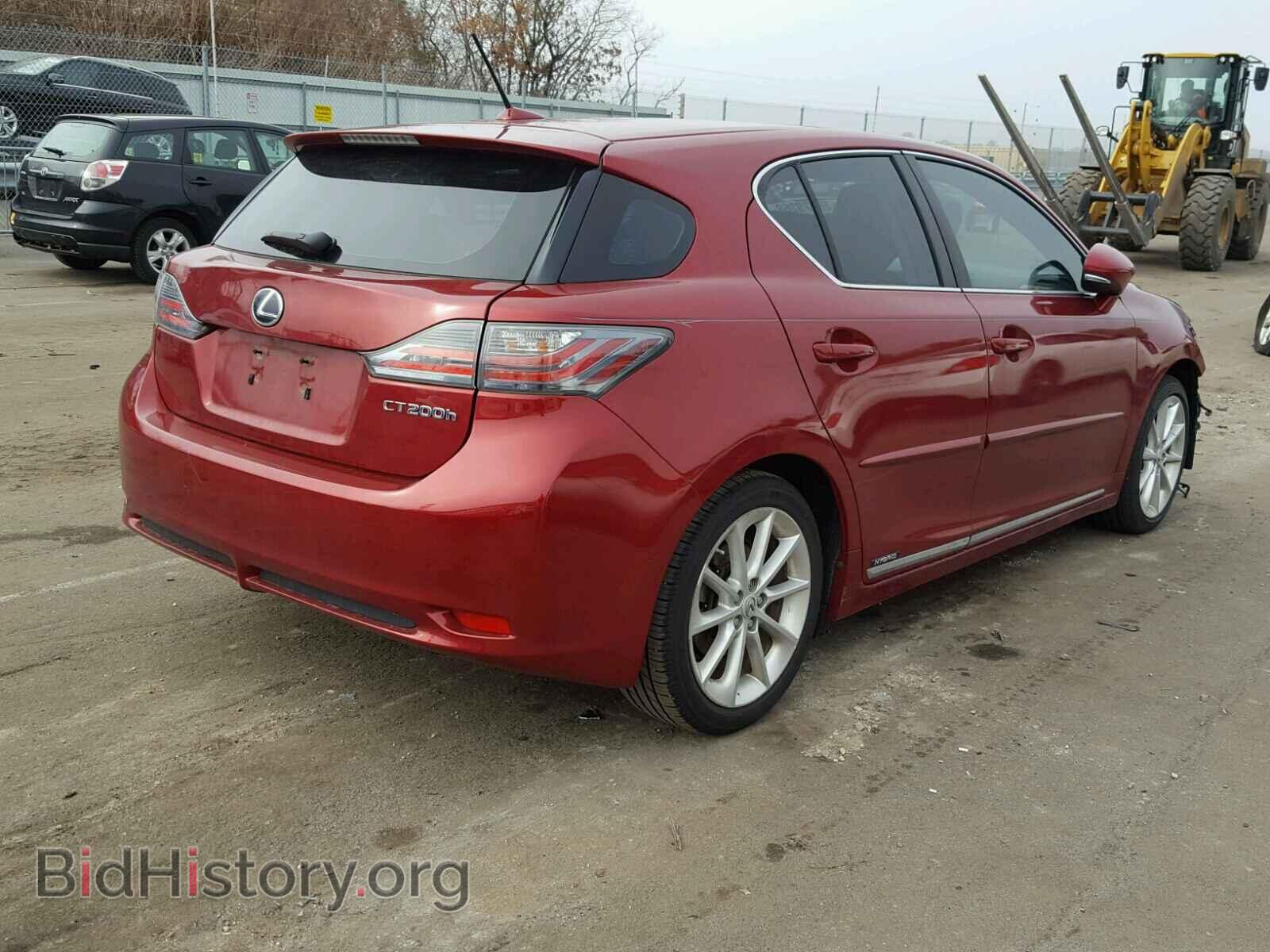 2011 LEXUS CT 200 - VIN: JTHKD5BH3B2015322 - Фото 4