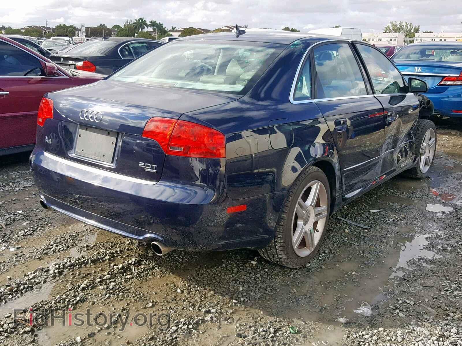 2008 AUDI A4 - VIN: WAUDF78E68A050302 - Фото 4