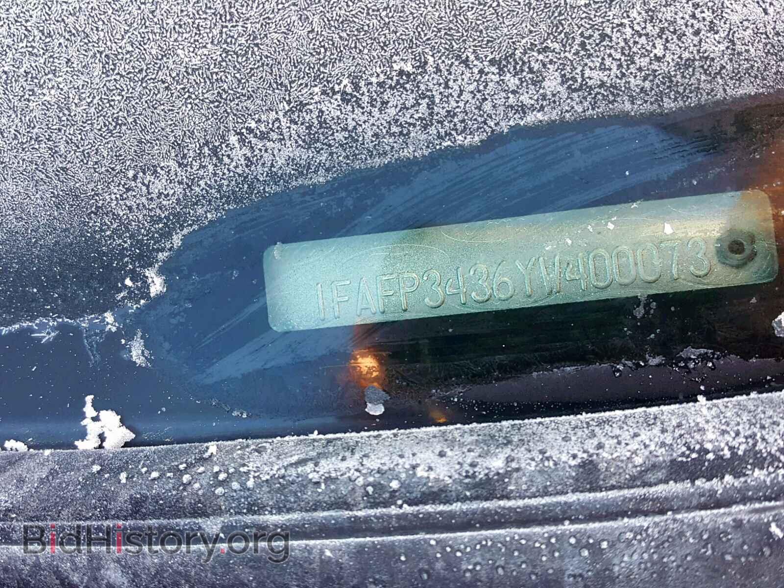 2000 FORD FOCUS SE - VIN: 1FAFP3436YW400073 - Фото 10