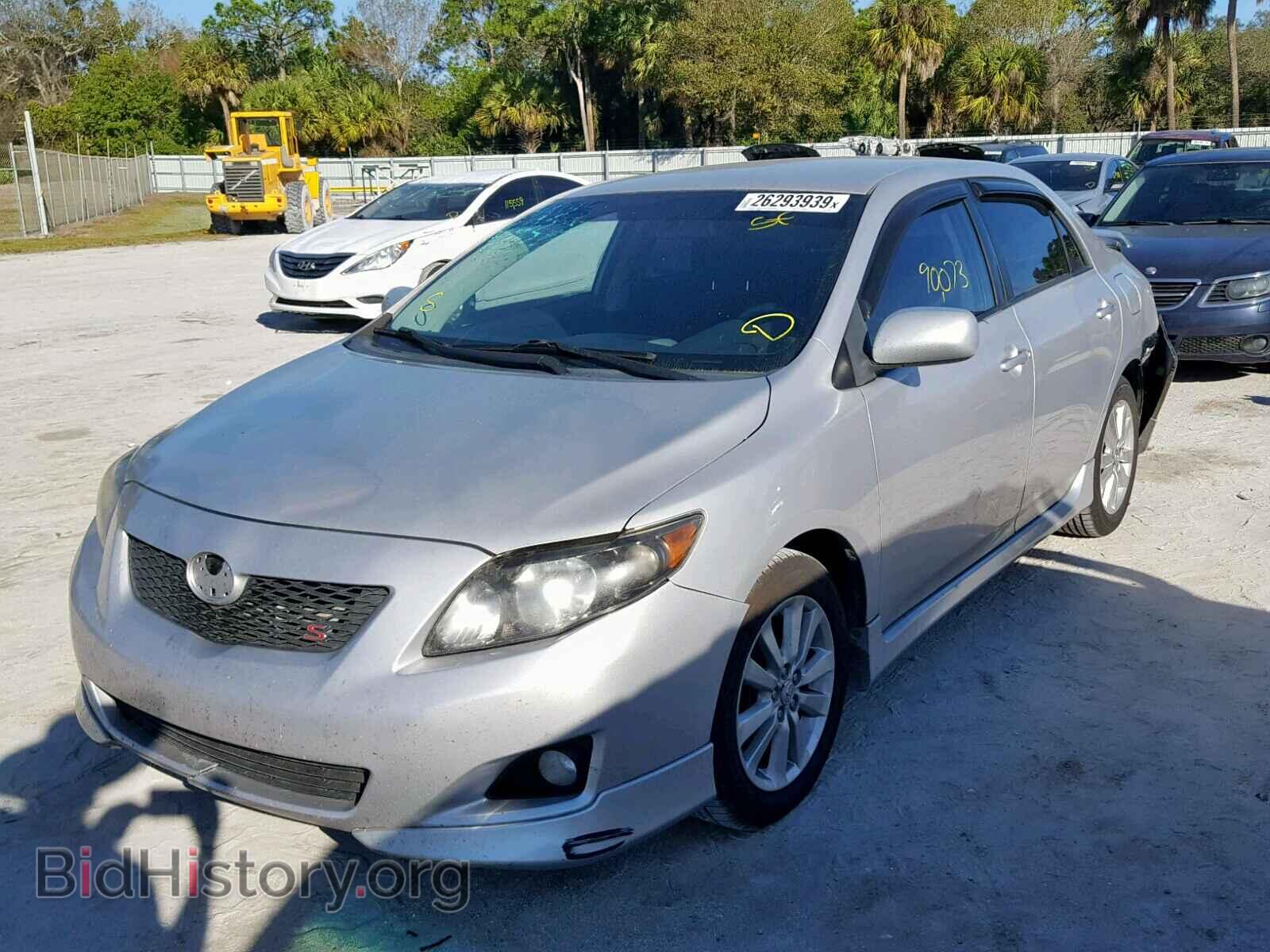 2010 TOYOTA COROLLA BA - VIN: 2T1BU4EE7AC516341 - Фото 2