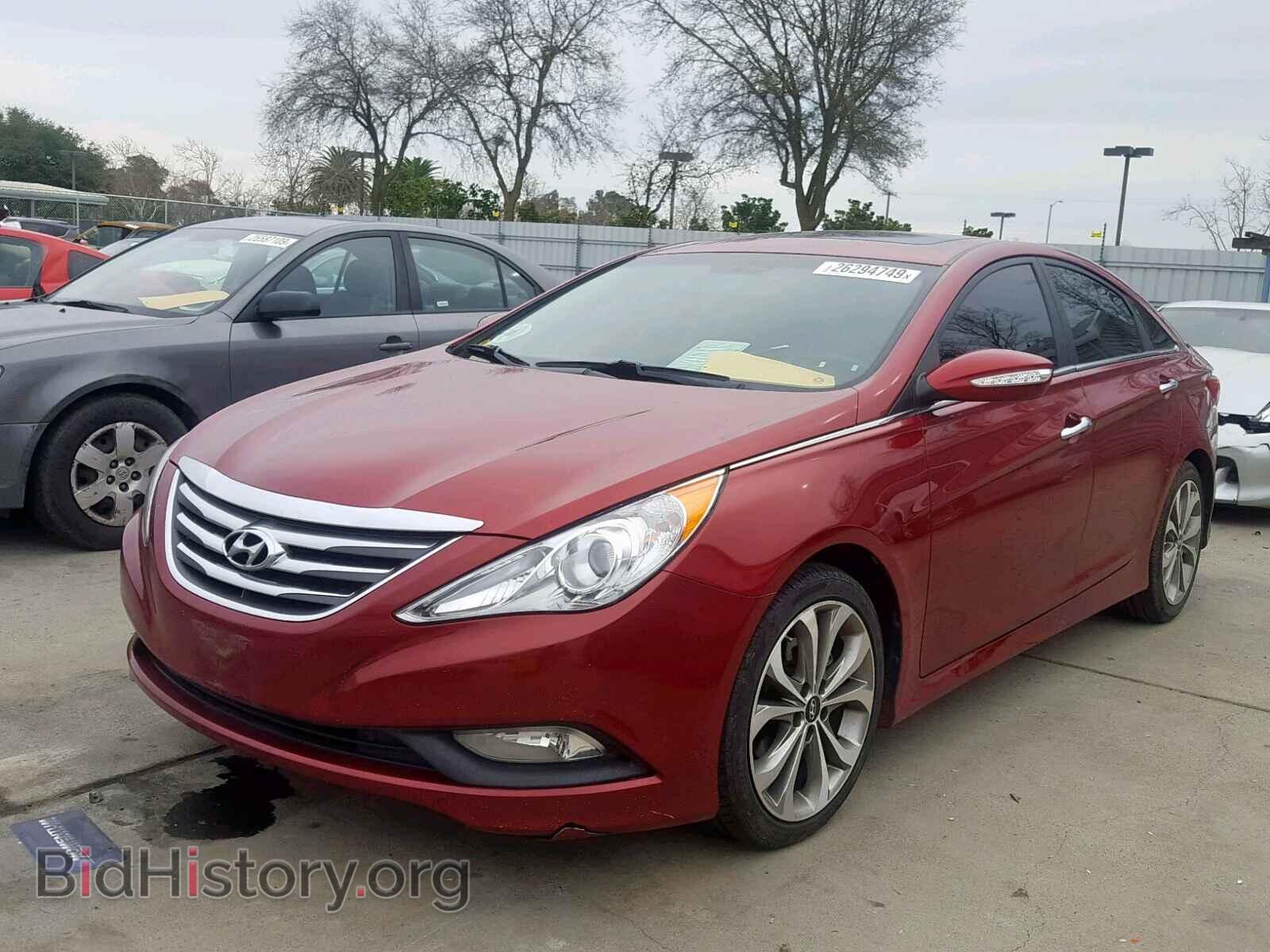 2014 HYUNDAI SONATA - VIN: 5NPEC4AC1EH913082 - Фото 2