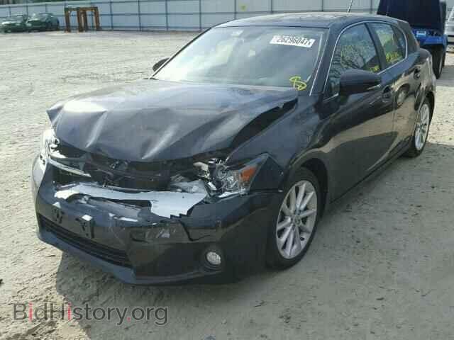 2011 LEXUS CT 200 - VIN: JTHKD5BH1B2045435 - Фото 2