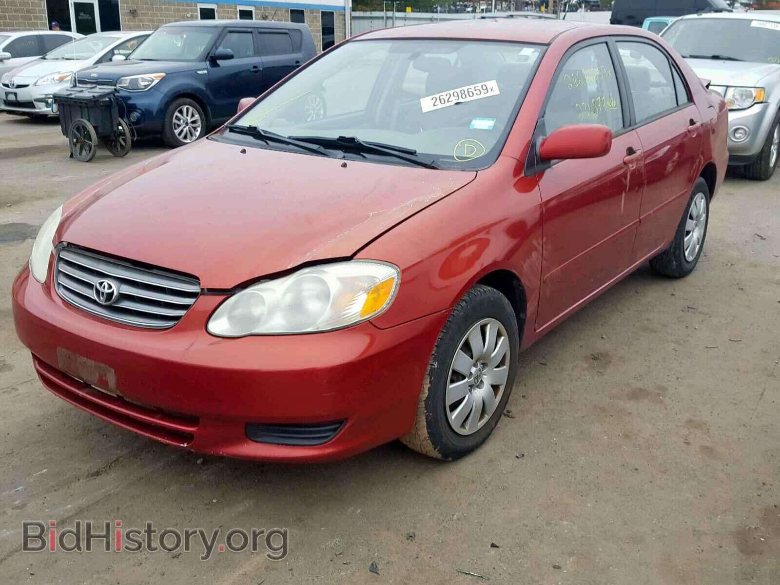 2003 TOYOTA COROLLA - VIN: 2T1BR32E03C144439 - Фото 2