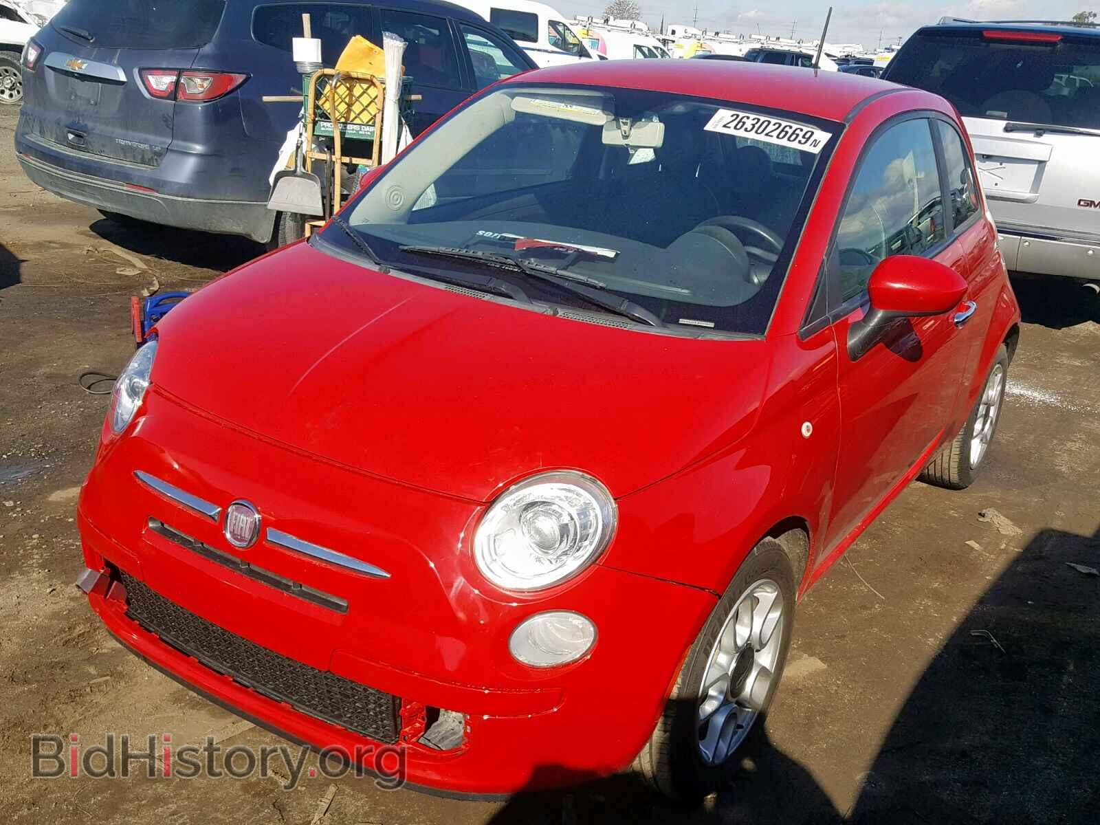 2012 FIAT 500 - VIN: 3C3CFFAR7CT125522 - Фото 2