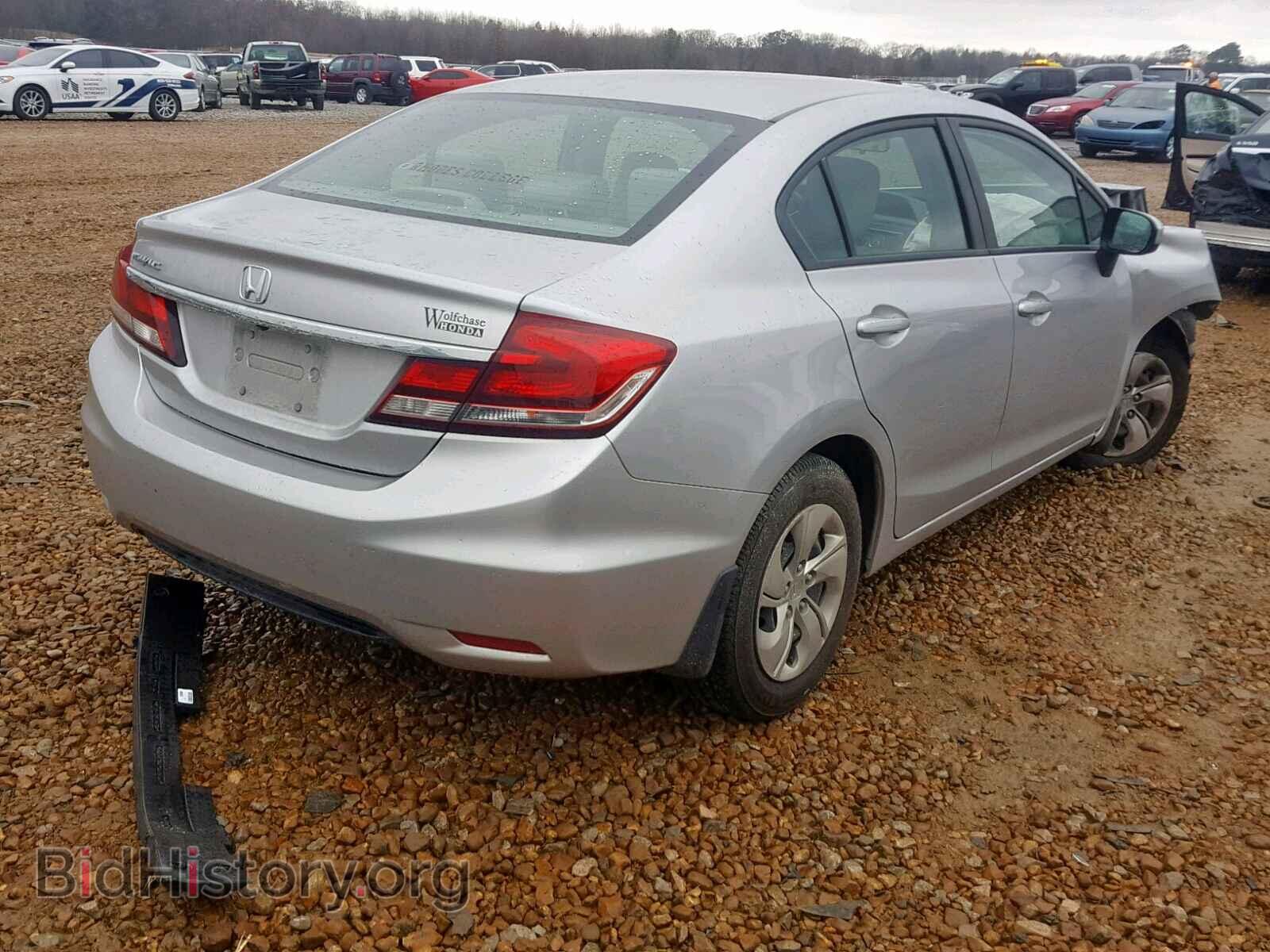 2015 HONDA CIVIC LX - VIN: 19XFB2F56FE059332 - Фото 4