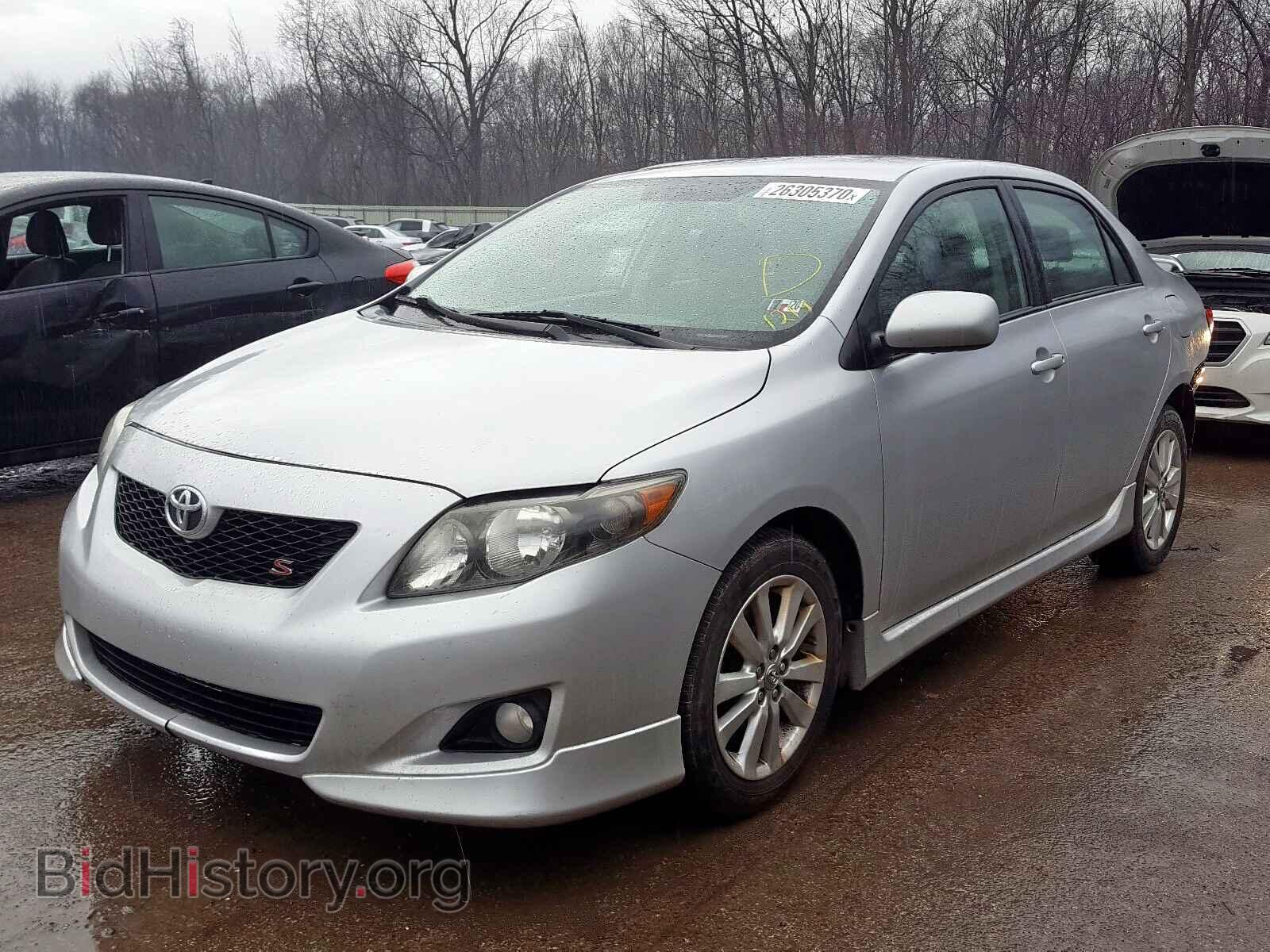 2009 TOYOTA COROLLA BA - VIN: 2T1BU40E59C111663 - Фото 2