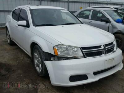 2011 Dodge AVENGER Avenger MA, белый — VIN 1B3BD1FB1BN622612, Copart