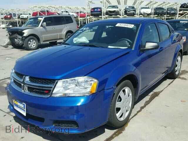 2014 DODGE AVENGER - VIN: 1C3CDZAB0EN182285 - Фото 2