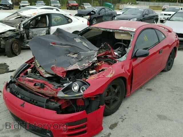 2001 MITSUBISHI ECLIPSE - VIN: 4A3AC34G71E218278 - Фото 2