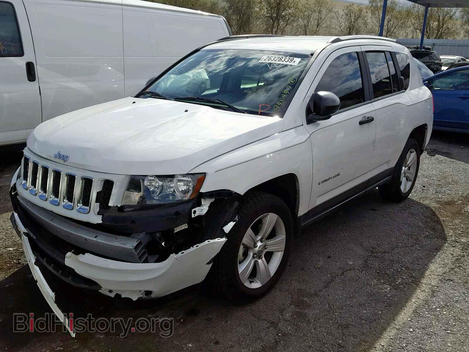 2014 JEEP COMPASS SP - VIN: 1C4NJCBB1ED536037 - Фото 2