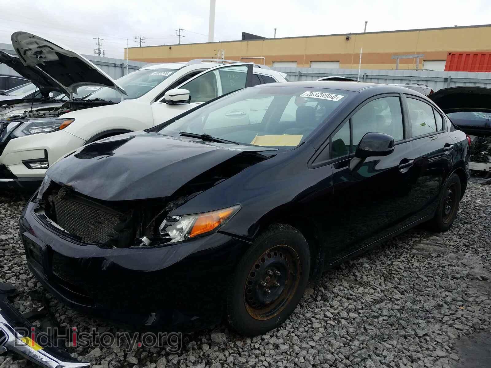 2012 HONDA CIVIC - VIN: 2HGFB2F43CH008394 - Фото 2