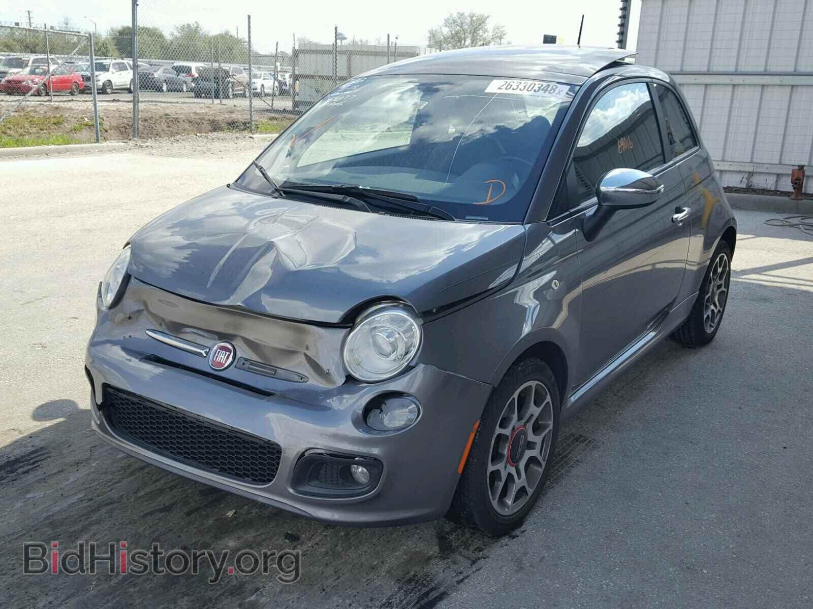 2012 FIAT 500 - VIN: 3C3CFFBR6CT186830 - Фото 2
