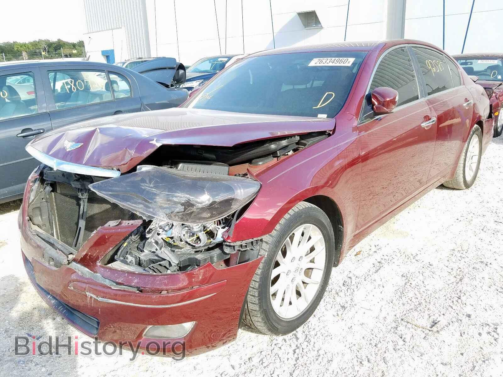 2011 HYUNDAI GENESIS - VIN: KMHGC4DE7BU116838 - Фото 2