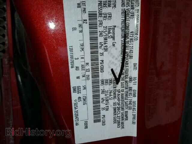 2012 FORD FOCUS - VIN: 1FAHP3F26CL272893 - Photo 10