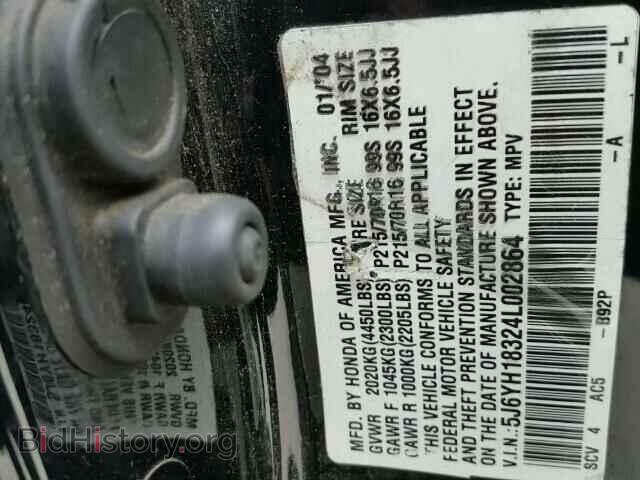 2004 HONDA ELEMENT - VIN: 5J6YH18324L002864 - Photo 10