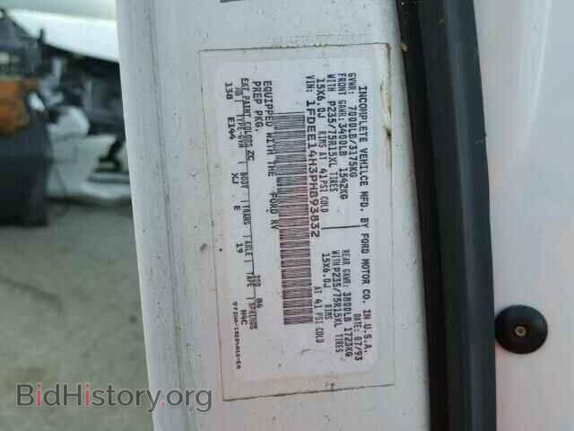 1993 FORD ECONOLINE - VIN: 1FDEE14H3PHB93832 - Photo 10
