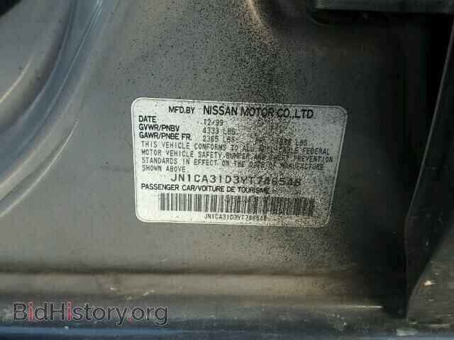 2000 NISSAN MAXIMA - VIN: JN1CA31D3YT746548 - Фото 10