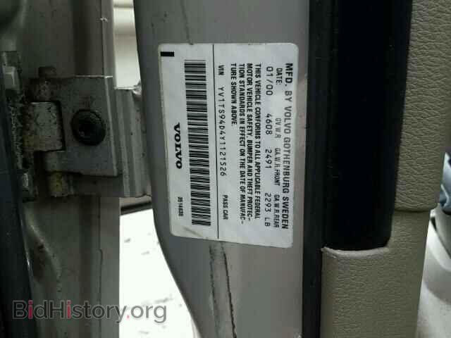 2000 VOLVO S80 - VIN: YV1TS94D4Y1121526 - Фото 10