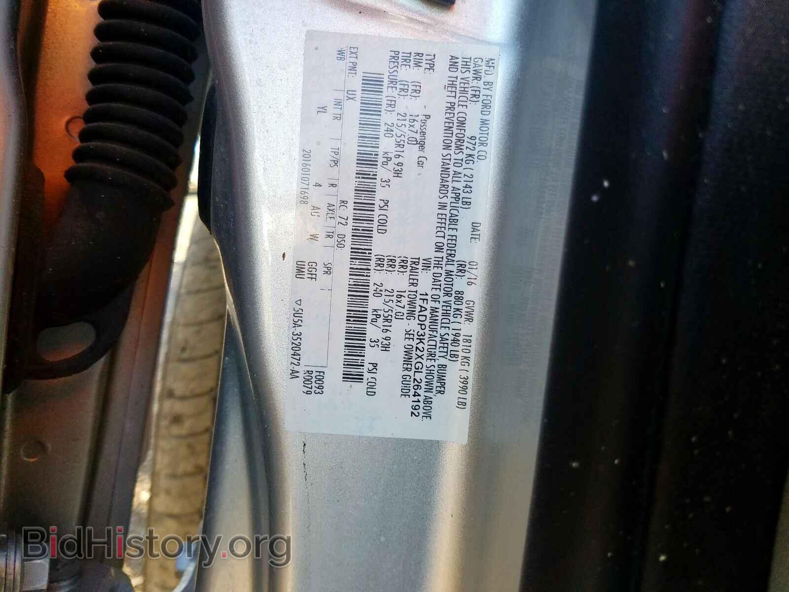 2016 FORD FOCUS SE - VIN: 1FADP3K2XGL264192 - Photo 10