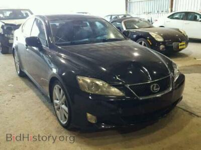 2007 Lexus IS350, black — VIN JTHBE262275013519, Copart