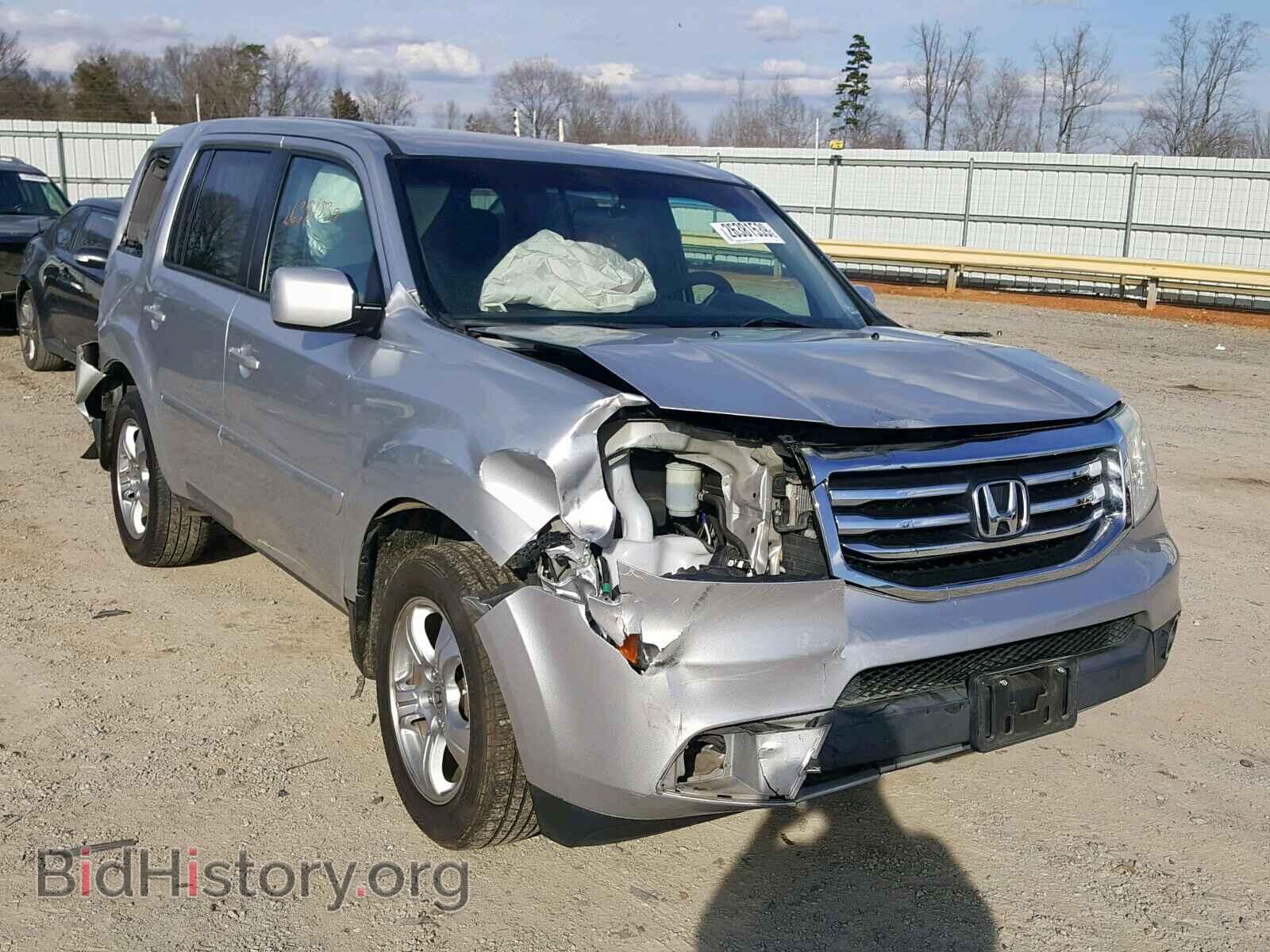 Photo 5FNYF3H47CB039975 - HONDA PILOT EX 2012