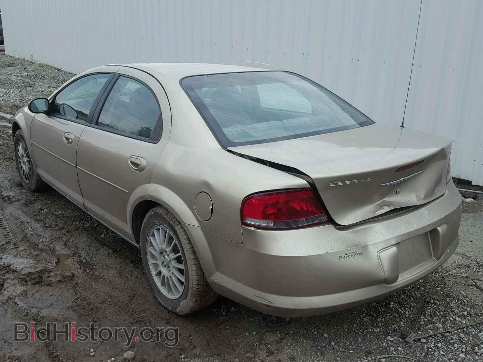 2004 CHRYSLER SEBRING - VIN: 1C3EL46X74N100148 - Фото 3