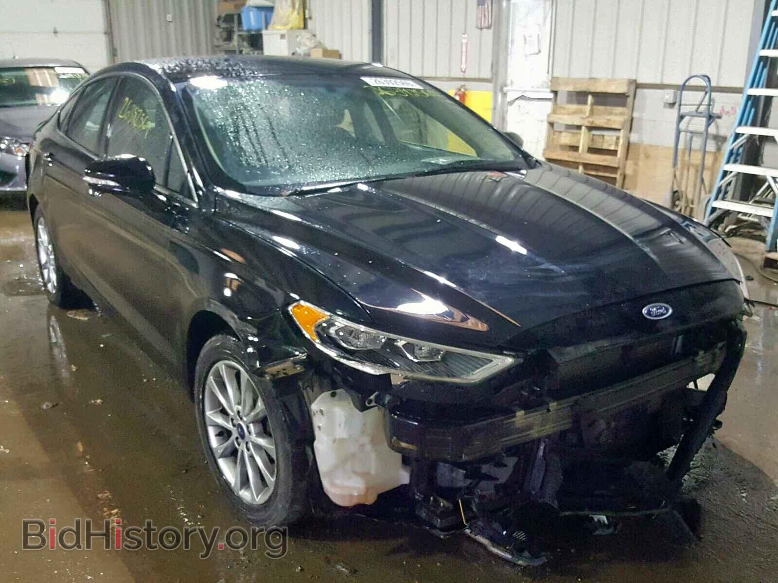 Photo 3FA6P0HD8HR164756 - FORD FUSION SE 2017