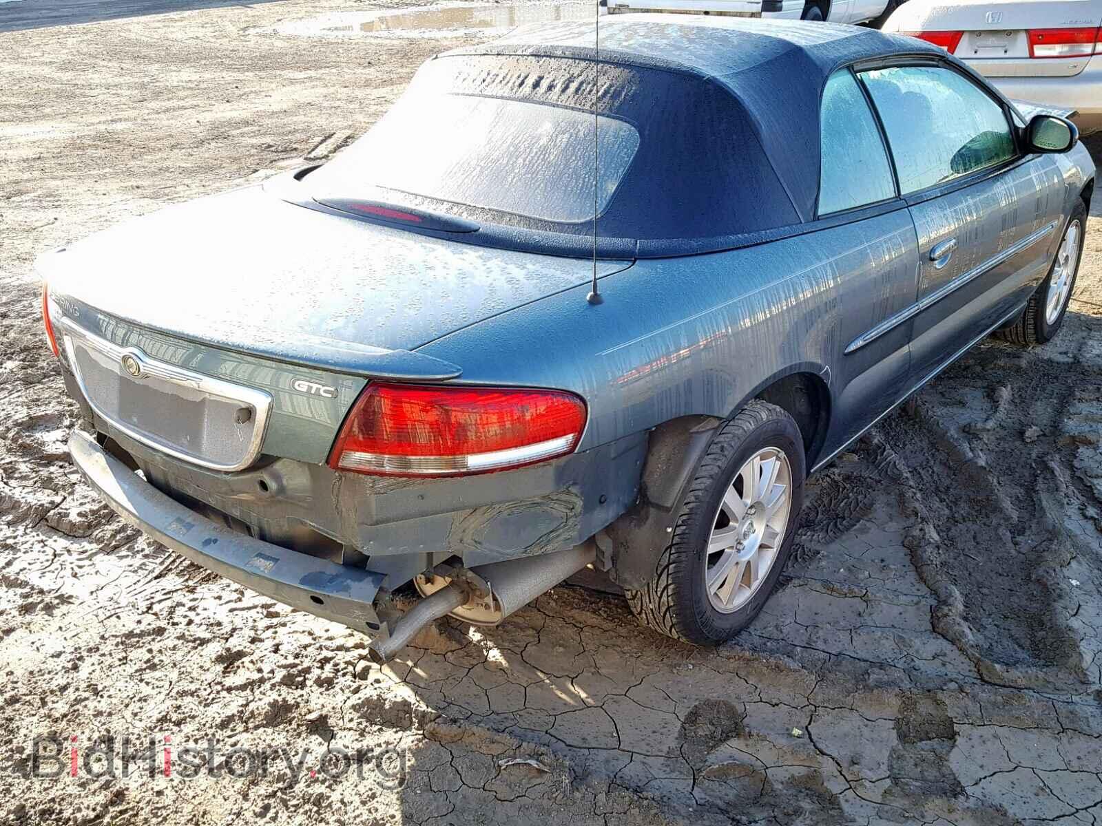 2006 CHRYSLER SEBRING - VIN: 1C3EL75R36N154604 - Фото 4