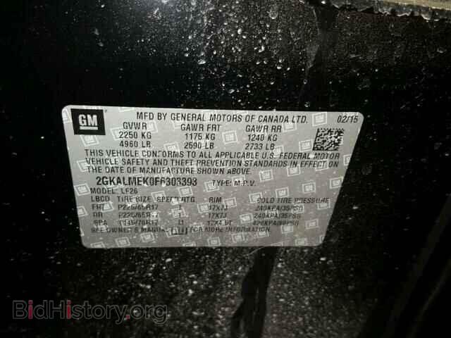 2015 GMC TERRAIN - VIN: 2GKALMEK0F6303393 - Фото 10