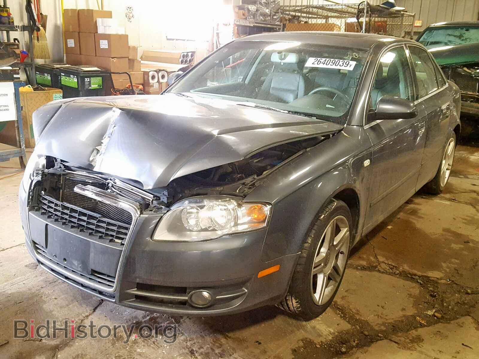 2007 AUDI A4 - VIN: WAUDF78E77A201369 - Фото 2