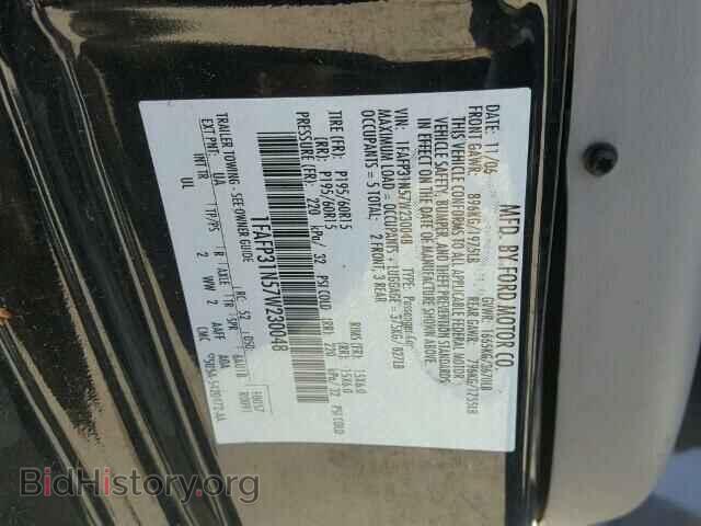 2007 FORD FOCUS - VIN: 1FAFP31N57W230048 - Фото 10