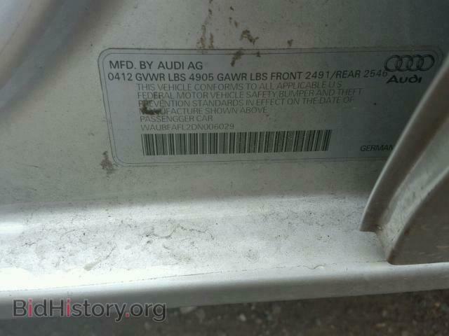 2013 AUDI A4 - VIN: WAUBFAFL2DN006029 - Photo 10